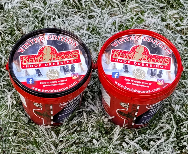 Kevin Bacon’s Winter Hoof Dressing manufacturer packaging