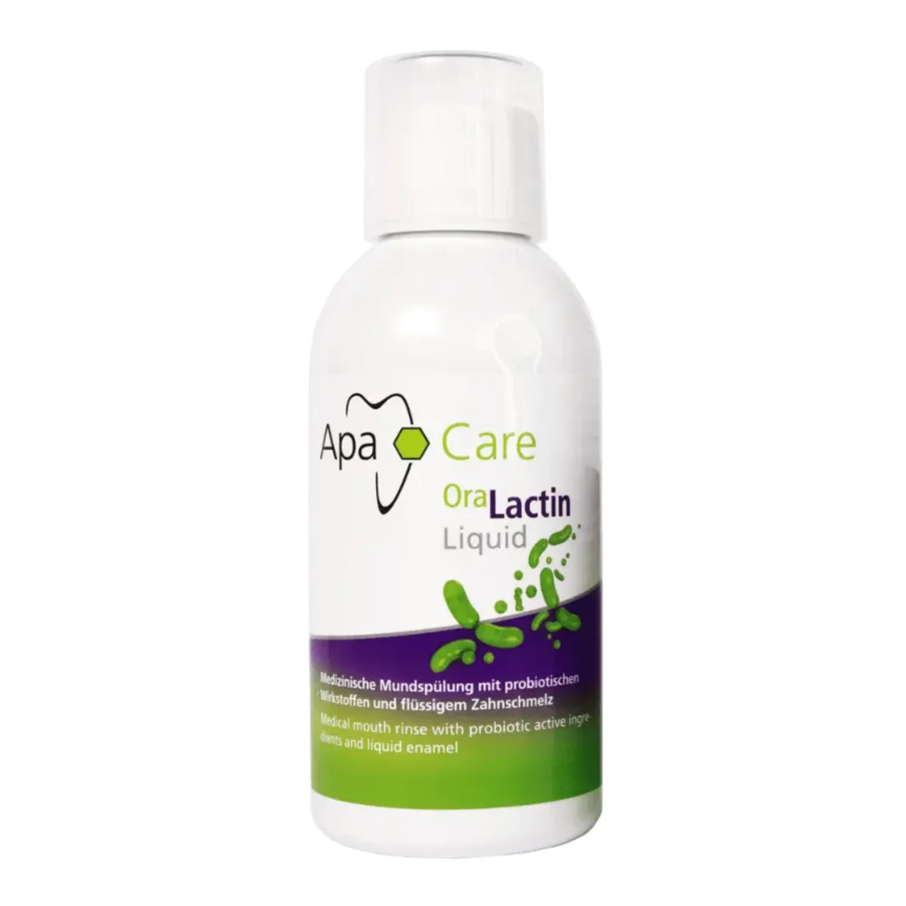 ApaCare OraLactin Liquid 200 ml mouth rinse bottle