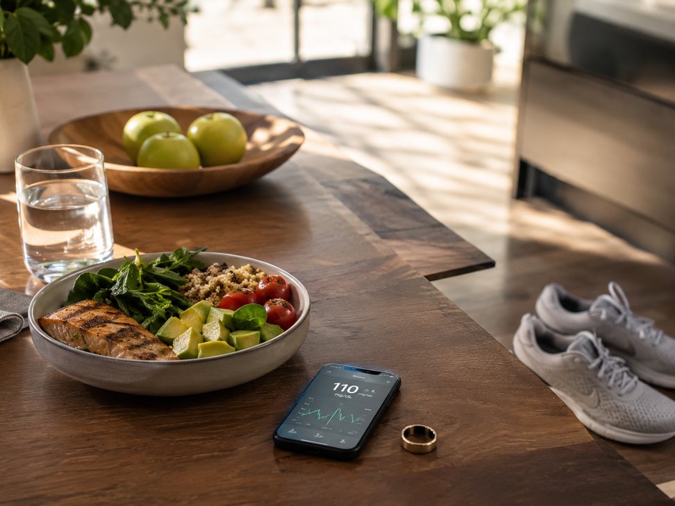 Everyday habits that influence blood sugar, such as walking after meals