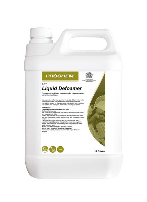 Prochem Liquid Defoamer 5 litre machine additive
