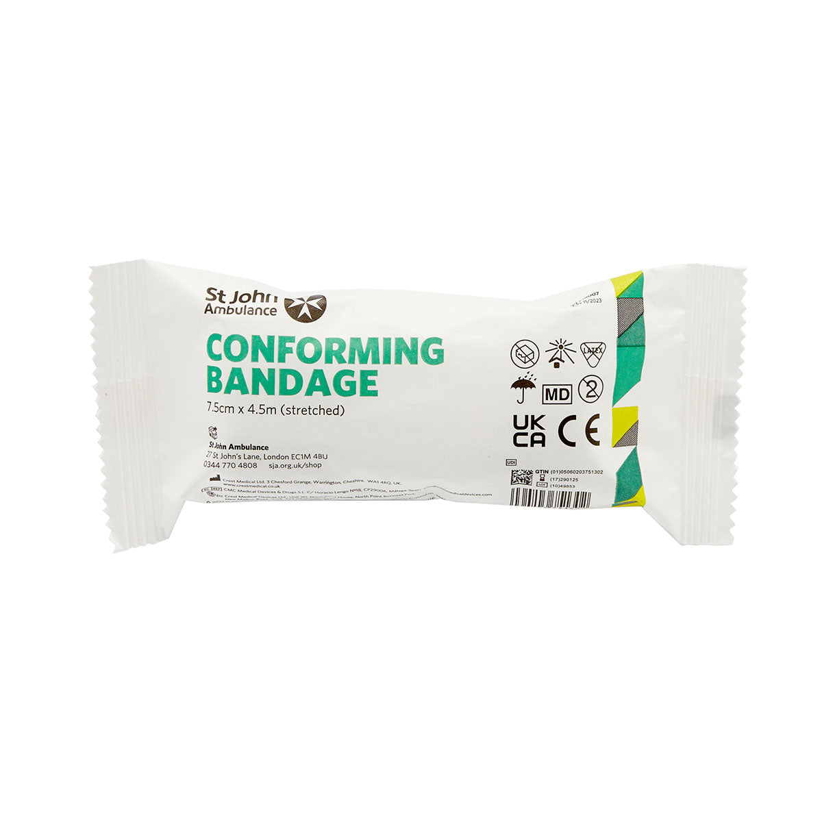 Roll of cohesive retention bandage