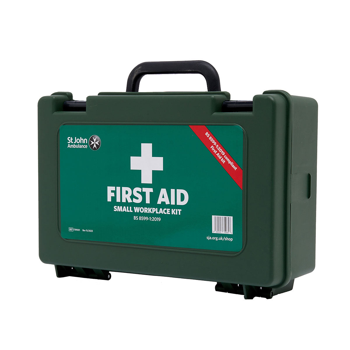 St John Ambulance small workplace first aid kit box, BS 8599-1:2019