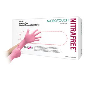 Ansell Micro-Touch NitraFree accelerator-free nitrile gloves