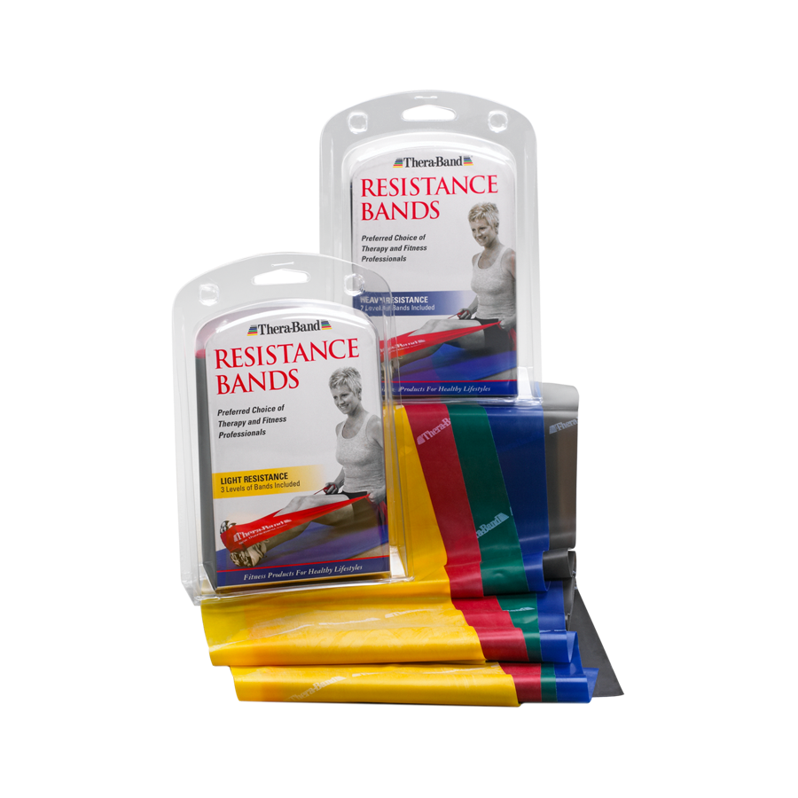 TheraBand pre-cut resistance band pack