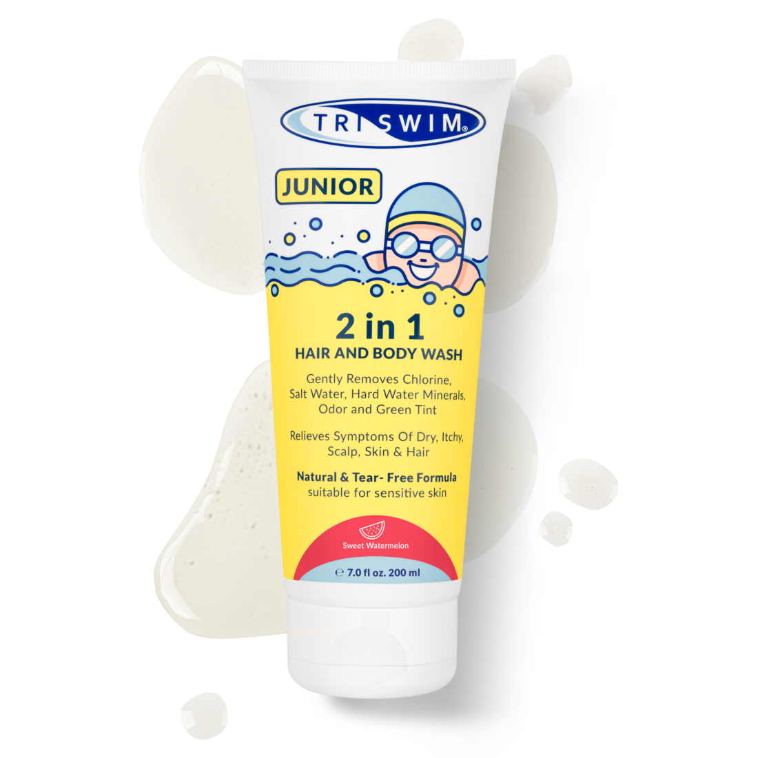 TRISWIM JUNIOR 2-in-1 Hair & Body Wash — Sweet Watermelon manufacturer product photograph