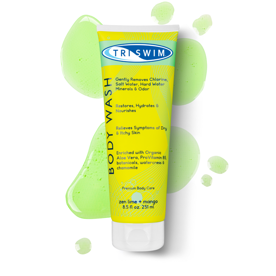TRISWIM Chlorine Removal Body Wash — Lime & Mango manufacturer product photograph