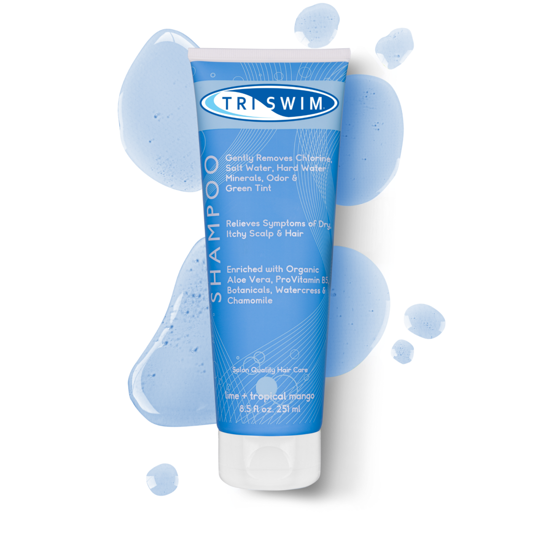 TRISWIM Chlorine Removal Shampoo — Lime & Mango manufacturer product photograph