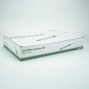 Klinion prefilled sterile saline syringe